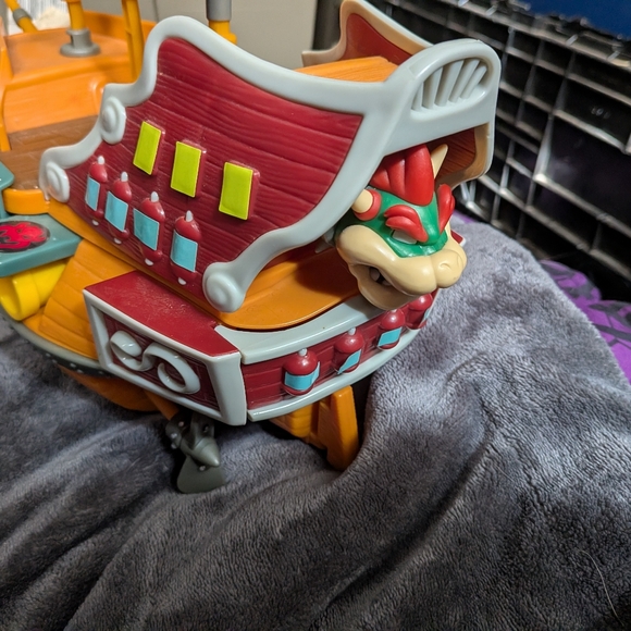 Super Mario Deluxe Bowser Air Ship Playset Nintendo 2021 Jakks Pacific - Picture 5 of 8